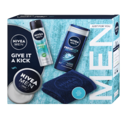 Комплект Nivea Men Give It A Kick с кърпа