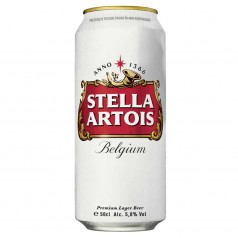Бира Stella Artois кен 0.5л