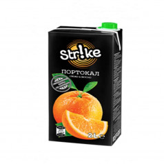 Плодова напитка Strike Портокал 2л