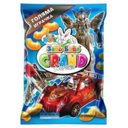 Пръчки Зайо Байо Гранд с играчка момче100г