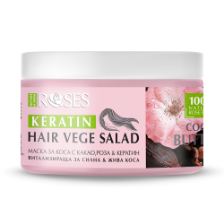Маска за коса Vege Salad роза/керат. 350мл
