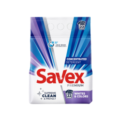 Прах за пране Savex Whites & Colors 1.8кг