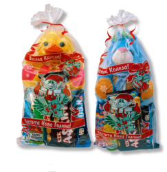 Новогодишен пакет плюш дъга