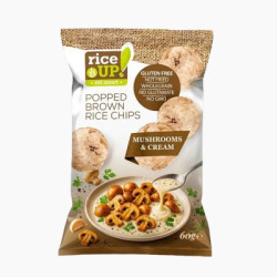 Чипс оризов пълн.rice up гъби/сметана 60гр