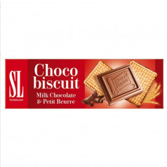 Бисквити SL Шоко Млечен Шоколад 125гр