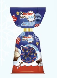 Мини шоколадови яйца Kinder с мляко 85гр