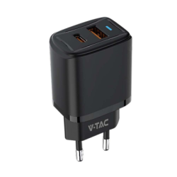 Зарядно 20w1pd+1qc черно 23582