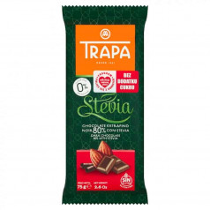 Ш-д Trapa със стевия 80% какао 75 гр