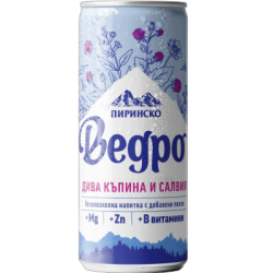 Газ.напитка Ведро къпина,салвия кен 0.33л
