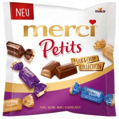 Шоколадови бонбони Mersi Petits млечна колекция 125 гр.