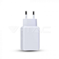 USB QC3.0 Адаптер Блистер Бял