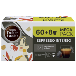Nescafe DG espr.intenso 60+8бр