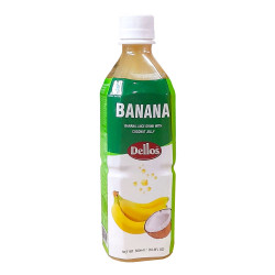 Плодова напитка Dellos банан с кокос 500мл