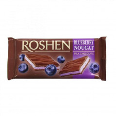 Шоколад Roshen млечен с боровинкова нуга 90 гр