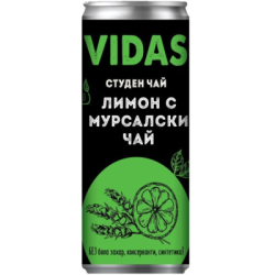 Студен чай  vidas мурсал.чай/лимон 0.25л