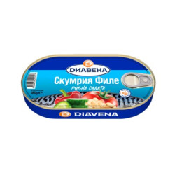 Скумрия Диавена филе рибна салата 180гр