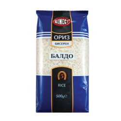 Ориз бисерен балдо Бомест 500гр