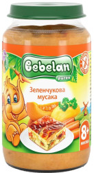 Пюре Bebelan Зеленчукова Мусака 8м+ 220гр
