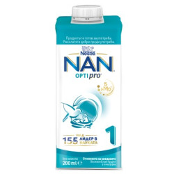 Теч.формула кърмачета nan optipro 1 200гр