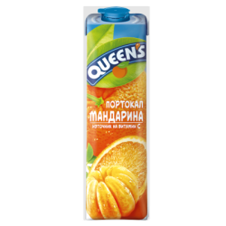 Нектар Queen`s Портокал и Мандарина 1л