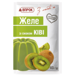 Желе с вкус киви 40гр впрок