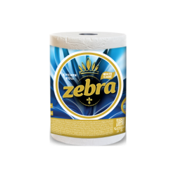 Кухненска хартия Zebra White 3пл/1бр