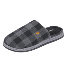 Мъжки чехли сиво каре Perletti