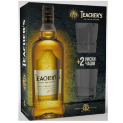Уиски Teacher`s 0.7л + 2 чаши