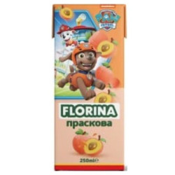 Плодова напитка Florina праскова 24%/250мл