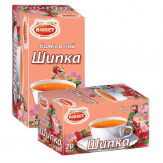 Билков чай Биосет с шипка 20 бр