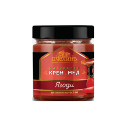 Пчелен мед с ягода Пчелинъ 250гр