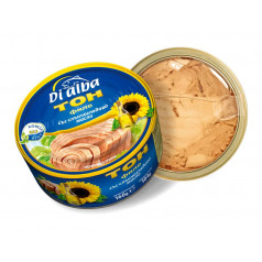 Риба тон филе Di Alba в растително масло 160гр
