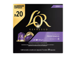 Nespresso съвм. капсули L`OR profondo 20бр