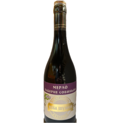 Вино от Слънчева България мерло&каб 0.75л