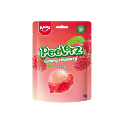 Бонбони жел.амос peelerz малина 65гр