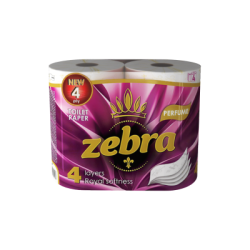 Тоалетна хартия Zebra Perfume 4пл/4бр