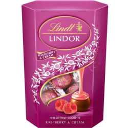 Шок. б-ни Lindt малина и сметана 200гр
