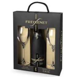 Вино пенливо Freixenet Cordon 0,75л+2чаши