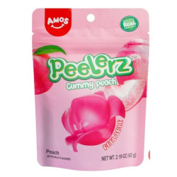 Бонбони жел.Amos peelerz праскова 65гр