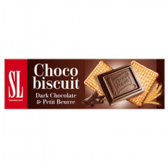 Бисквити SL Шоко Черен Шоколад 125гр