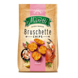 Брускети марети вкус краб 140гр