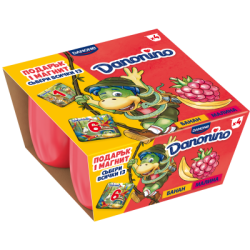 Danonino Банан/Малина 4х50гр