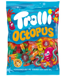 Желирани бонбони Trolli Octopus 100гр