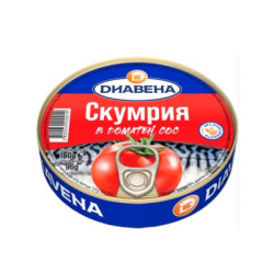 Скумрия Диавена в доматен сос 160гр