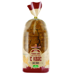 Хляб пшен.тъмен без мая с квас ДХ 400гр