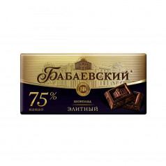 Елитен шоколад Бабаевский 75% 100гр