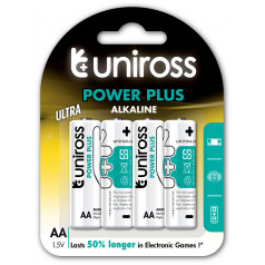 Батерии Uniross AA Power Plus 4бр.