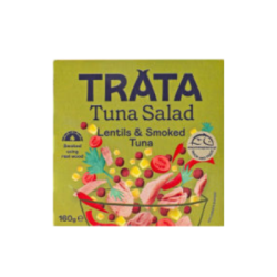 Салата trata пушена риба тон и леща 160гр