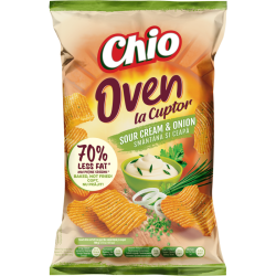 Печен чипс Chio с вкус на сметана 125 гр