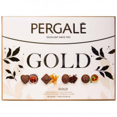 Шок.бонбони Pergale Gold млечен ш-д 348 гр